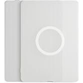 Twosheep Case for BOOX Go 6 Gen II, Matte Magnetic TPU Shell Cover, White | Ultra-Slim Translucent Back Cover with Embedded Magnetic Ring, Anti-Fingerprint Shockproof Bumper, Lanyard Hole