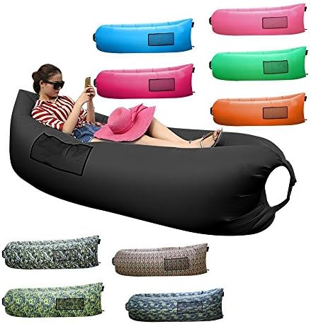 Polan Inflatable Sleeping Bag,Portable Beach Lazy Bag,Air Sleep Sofa Lounge,Sleeping air bed,Hangout Camping Bed(BA)