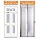 MangGou Magnetic Screen Door,Heavy Duty Mesh Screen Door,Full Frame Velcro,Magic Retractable Mesh Curtain,Keep Fly Mosquitos Bug Insect Out Screen,Close Automaticlly,Fits Door Openings up to 34