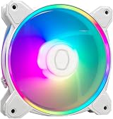 Cooler Master MasterFan MF120 Halo2 White ARGB 120mm Rifle Bearing