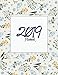 2019 Planbook: Yearly Calendar Book. Monthly, Yearly Calendar Planner, Daily Weekly Monthly Planner, by