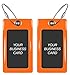 Luggage Tags Business Card Holder by TUFFTAAG - Durable Travel ID Bag Tag, Secure & Flexible, Perfect for Suitcases, Backpacks, and Carry-Ons, Easy Identification