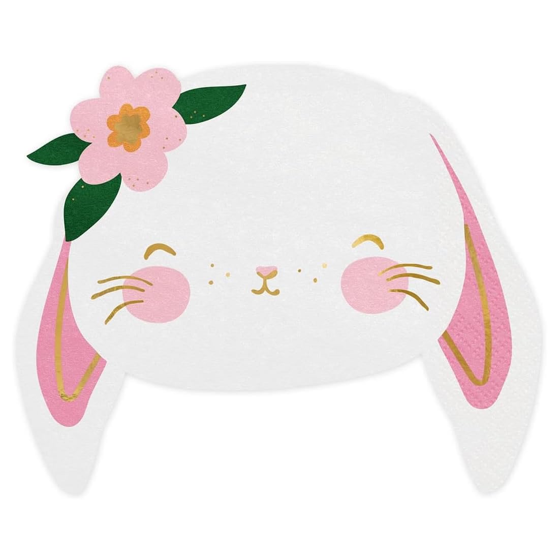 Easter Party Decorations | Cute Bunny Theme Party Supplies for any Occasion (Bunny Paper Napkins)