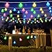 BlueFire Super Bright LED Ball String Lights DC Powered with 50 LEDs, Waterproof Globe String Light for Holiday Christmas New Year Wedding Gardens Lawns Patios Indoor & Outdoor Decoration (Multicolor)