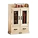 Brubaker Cosmetics 10 Pcs Beauty Gift Set Women Wooden Cabinet Coconut