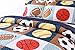 MarCielo 2 Piece Kids Bedspread Quilts Set Throw Blanket for Teens Boys Bed Printed Bedding Coverlet, Twin Size, Blue Basketball Football Sports, American Football (Twin)