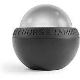 Nurse Jamie Super-Cryo Massaging Orb – Stainless Steel Roller for Face & Body – Long-Lasting Cooling & Warming Therapy for Circulation, Recovery & Tension Relief
