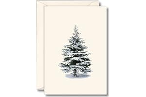 Earth Sky + Water - Winter Spruce Notecard Set - 8 Blank Cards with Envelopes