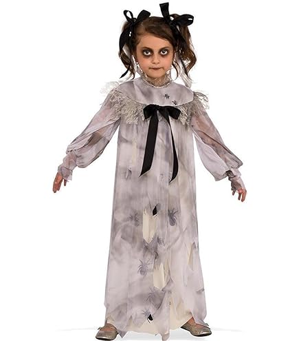 Rubies Voodoo Girl Child's Costume | Small Size Halloween Dress With Skull Design & Headpiece