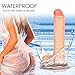 Realistic Dildo Thrusting G spot Remote Control Vibrator with Strong Suction Cup for Hand-Free Sex, Loverbeby Silicone Vibrant Penis Rechargeable Waterproof Anal Vibrating Membrum for Women and Men