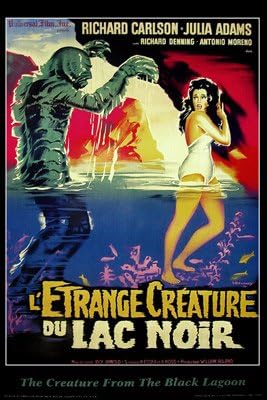 Creature from The Black Lagoon, 1954. Vintage Movie Reproduction Poster (24 x 36)