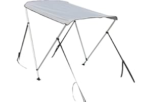 Portable Bimini Top Cover Canopy for Length 7.5-11 ft Inflatable Boat (2 Bow)