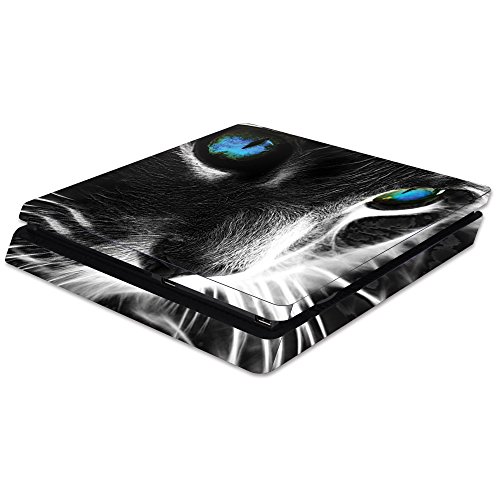 MightySkins Skin Compatible with Sony PS4 Slim Console - Cat | Protective, Dura…