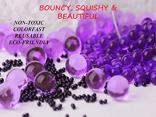 SooperBeads 20,000 Vase Filler Beads Gems Water Growing Purple Hydro Gel Crystal Soil Pearls for Vas - //medicalbooks.filipinodoctors.org