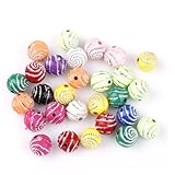 ILOVEDIY 400pcs in Bulk Mixed Color Round Acrylic Beads Accessories 10mm for Jewelry Making (Mixed #1)