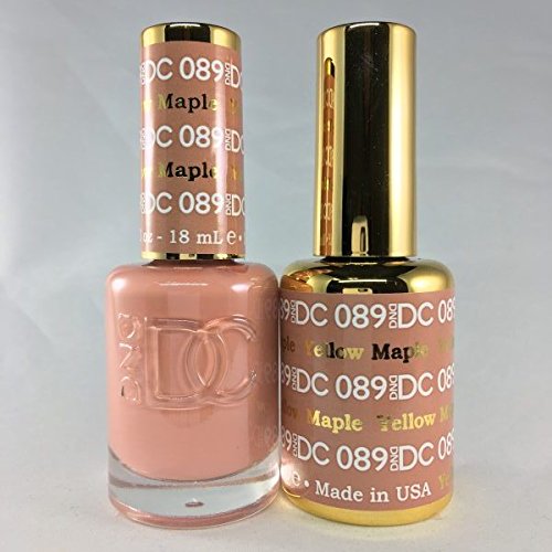 Amazon Com Dnd Dc Duo Gel Polish 089 Yellow Maple Health Amazon Com Dnd Dc Duo Gel Polish 089 Yellow Maple Health