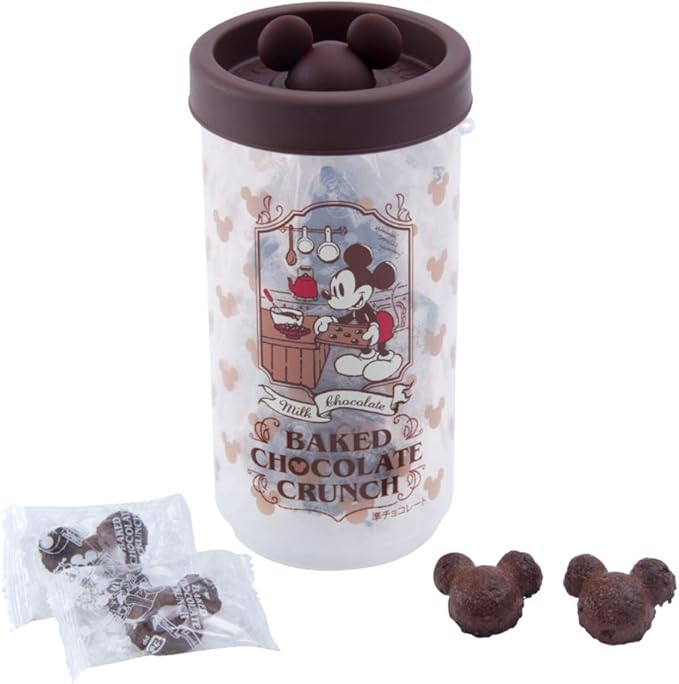 Amazon ディズニー お菓子 透明筒ケース入り ベイクドチョコレートクランチ ミッキー マウス チョコ チョコレート クランチ リゾート限定 お土産 Hobbies チョコレート菓子 通販