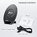 Wireless Charger, Seneo Qi Stylish Wireless Charger Stand Compatible with iPhone Xs, iPhone Xs Max, iPhone XR, iPhone X/8/8 Plus, 10W Fast Wireless Charger for Galaxy Note 9/8/5/S9+/S9(No AC Adapter)