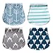 Baby Burp Cloths 4 Pack, 100% Organic Cotton | Large, Triple Layer, Ultra Absorbent & Soft |Burping Rag for Newborn, Ranger Set, Gender Neutral |Baby Shower Gift for Boys & Girls by Chunky Chops
