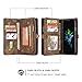 AKHVRS iPhone Xs Wallet Case,Handmade Premium Cowhide Leather Wallet Case & Zipper Wallet Case Cover [Magnetic Closure] Detachable Magnetic Case with Card Slots for 5.8