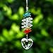 H&D HYALINE & DORA Heart Shape Window Pendant Crystal Suncatcher Fengshui Rainbow Maker Chandelier Ball Prism