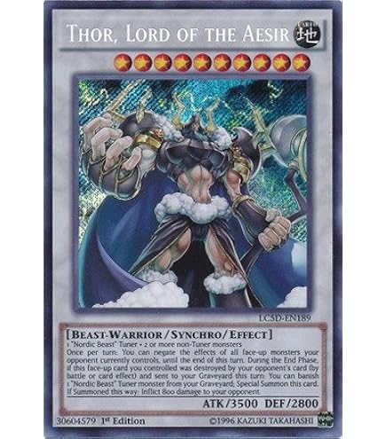 loki yugioh card Yu-Gi-Oh! Card LEHD-ENB31 Loki, Lord of the Aesir (Common)