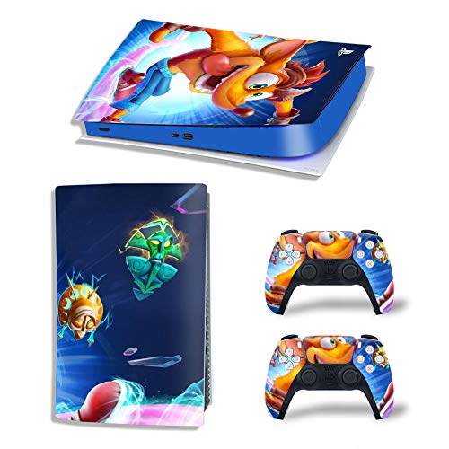 Crash Bandicoot Ps5 Skin Decal Cover for Playstation 5 and 2