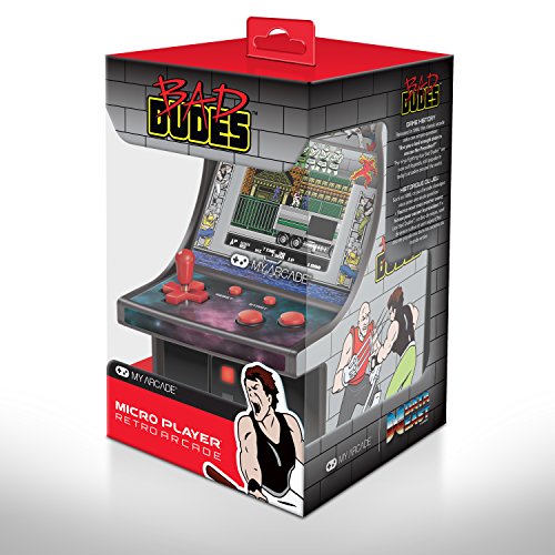 image for My Arcade Bad Dudes Micro Player - 6.75 Inch Mini Retro Arcade Machine