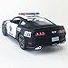 KiNSMART 2015 Ford Mustang Gt Black & White State Police Squad Car 1/36 Scale Diecast Interceptor