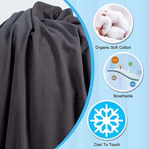 QUEEN ROSE Pregnancy Pillows, Organic Cotton U Shaped Body Pillow for