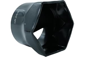 RoloTippi 4-Inch 6 Point Wheel Bearing Locknut Socket, 3/4-Inch Drive, for Axle Nut Socket, Remove and Install Wheel Bearing Nuts, Carbon Steel, Powder-Coated (4" 6PT, 3/4" Drive)