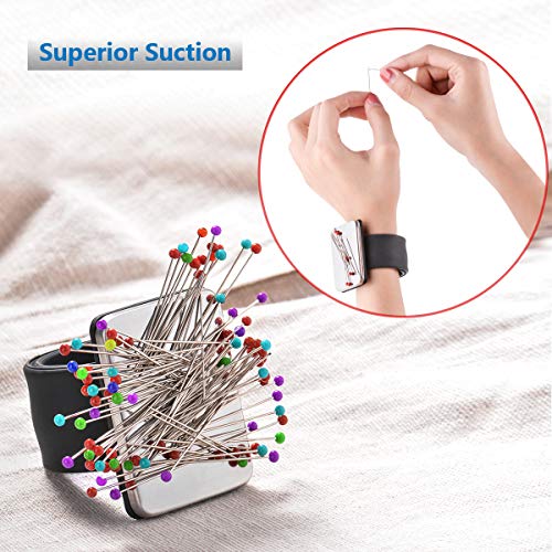 Wrist Sewing Pincushion, Pin Holder with Wristband