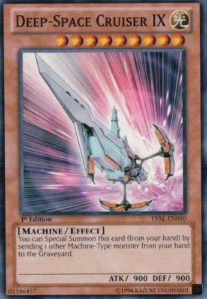 Yu-Gi-Oh! - Deep-Space Cruiser IX (LVAL-EN010) - Legacy of the Valiant - 1st Edition - Common