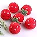 CCbeauty 18 pcs Strawberry Hair Care Foam Soft Round Sponge Balls Curlers Hair Roller Bun Tool