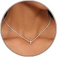 HERIER Cross Necklace for Women, Dainty 18K Gold Plated Small Cross Pendant Necklace Simple Gold Cross Necklaces for Women Trendy Gold Jewelry for Women Gift