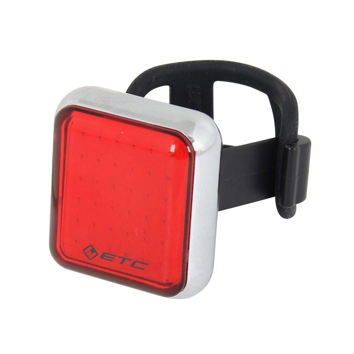ETC Smart Rechargeable Rear Bike Light with Brake Sensor, Ultra Bright 60 Lumens, Auto On Off
