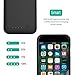 MoKo Battery Case for iPhone 7 Plus / 6s Plus / 6 Plus - Portable 4000mAh Battery Pack External Rechargeable Protective Charger Case for iPhone 7 Plus / 6s Plus / 6 Plus [MFI Apple Certified] Black