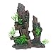 Saim Aquarium Mountain Ornament Fish Tank Rockery Cave Tree House Cave Fish Tank Decoration for Aquarium Decoration