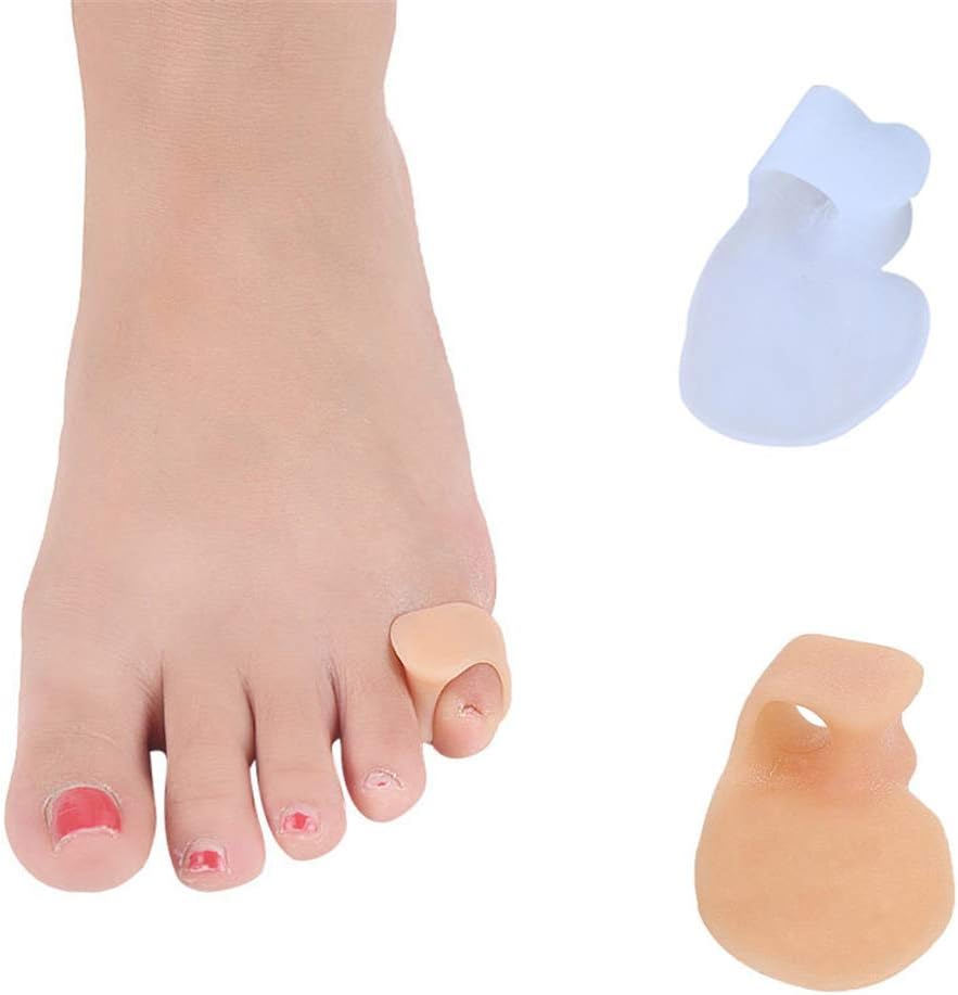 AnHua 2 Pair Silicone Little Toe Finger Straightener Hallux Valgus Bunion Corrector Foot Health Care Product: Health & Personal Care