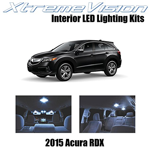 XtremeVision Acura RDX 2015+ (12 Pieces) Red Premium Interior LED Kit Package + Installation Tool
