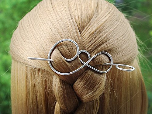 Silver Celtic Hair Clip Shawl Pins Metal Hair Jewelry Hair Slide Hair Barrette Hair Fork Hair Stick Scarf Pin Brooches women gift.