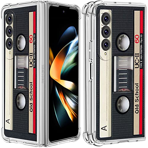 Petonist for Z Fold 4 Case 7.6” Retro Cassette