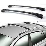 Nova For 13 14 15 16 17 Toyota RAV4 Black OE Style Roof Rack Cross Bars Set Luggage Pair Aluminum ( Install Instructions Steps in the Picture)