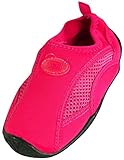 Starbay - Little Girls Flat Adjustable Heel Aqua Sock, Fuchsia 37860-2MUSLittleKid