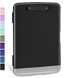 Sooez Clipboards with Storage, High Capacity Clip
