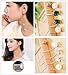 KOREA-JIAEN Imitation Pearl Earrings S925 Silver Plated Base Double Sided Tassel Ear Line (Green)