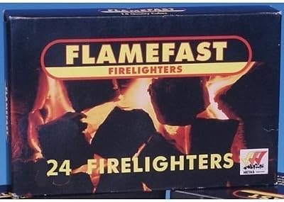 Flamefast Firelighters 672 Cubes 28 Packs of 24 for Fires Log Burners Stoves BBQ