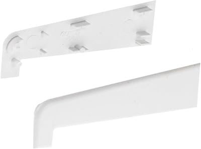 Eurocell 5 Pairs White uPVC 150mm Window Door Sill End Caps Protector