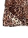 uxcell Leopard Cheetah Animal Print Chiffon Scarf Beach Wrap Shawl Women's Scarves 162 x 71cm/63 3/4 x 28 inches (L*W) Black Brown