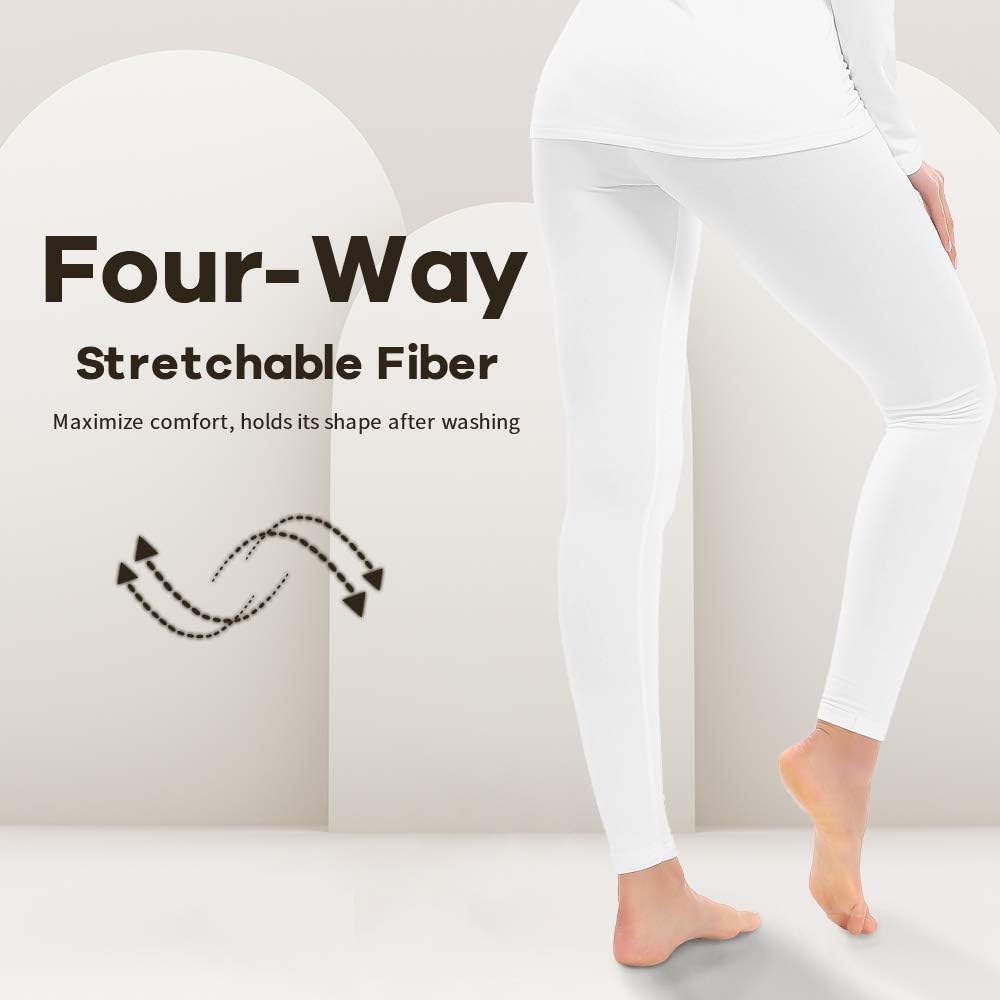 MANCYFIT Thermal Pants for Women Fleece Lined Leggings Underwear Soft Bottoms at  Women’s Clothing store